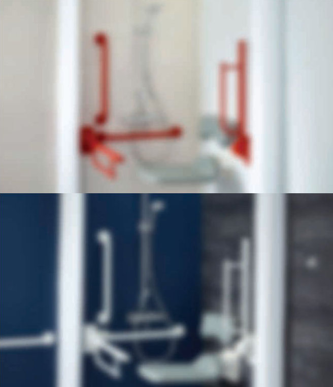 Colour accessories for bathrooms Colour accessories for bathrooms